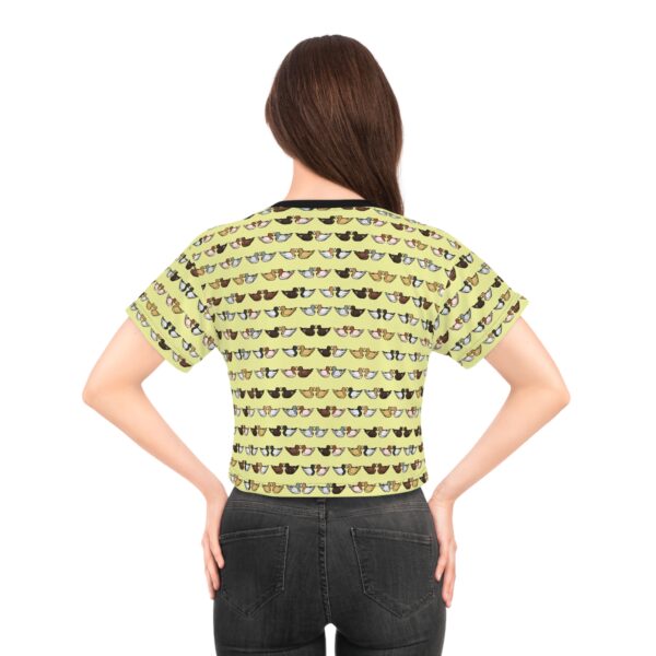 Love Doves Crop Top (Yellow) - Image 8