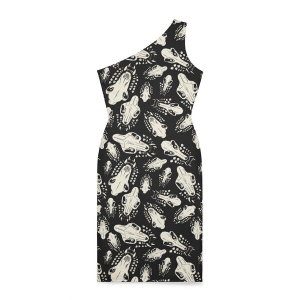 Bite Pattern Shoulder Dress - Image 2