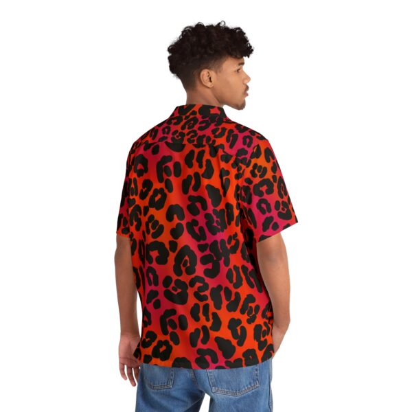 Neon Leopard Hawaiian Shirt - Image 8