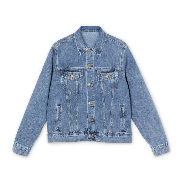 Love Doves Denim Jacket (Bordeaux) - Image 2