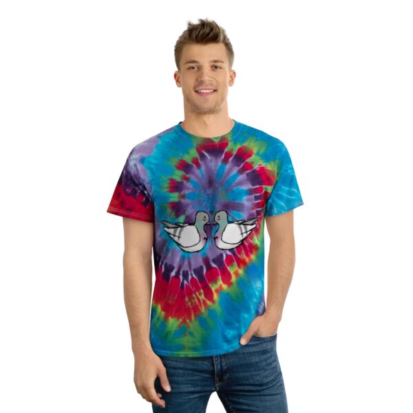 Love Doves Tie-Dye Tee (Bordeaux) - Image 7