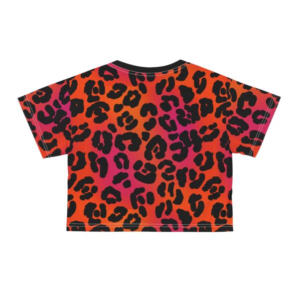 Neon Leopard Crop Top - Image 2