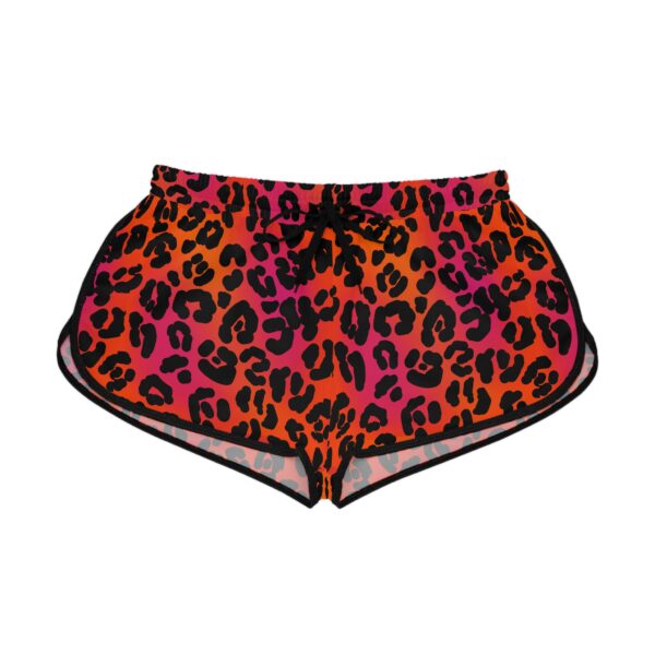 Neon Leopard Women's Relaxed Shorts - Image 5