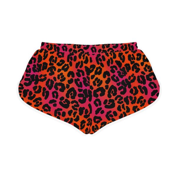 Neon Leopard Women's Relaxed Shorts - Image 2