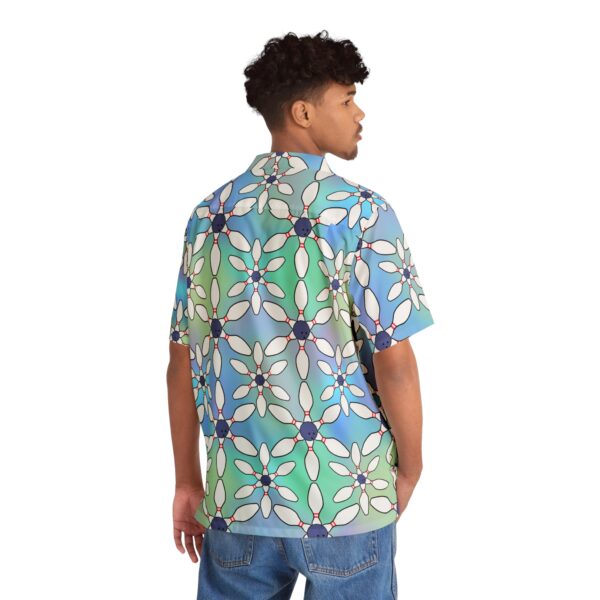 Copy of Black Light Sunflowers Hawaiian Shirt (Rainbow) - Image 4