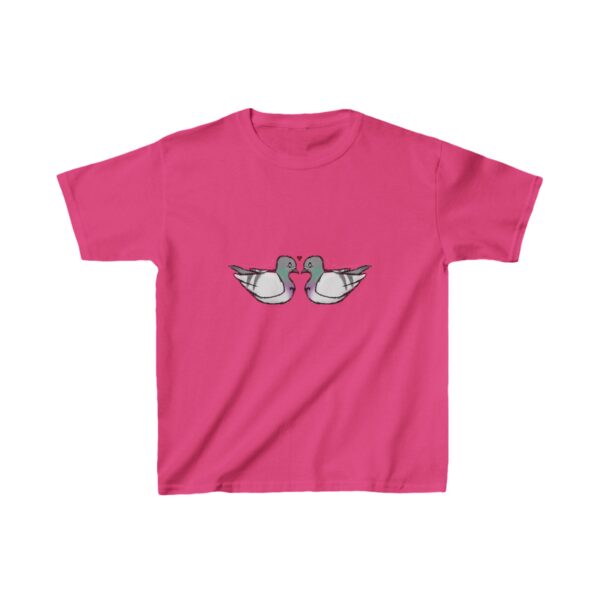 Love Doves Kids Heavy Cotton™ Tee (Bordeaux) - Image 3