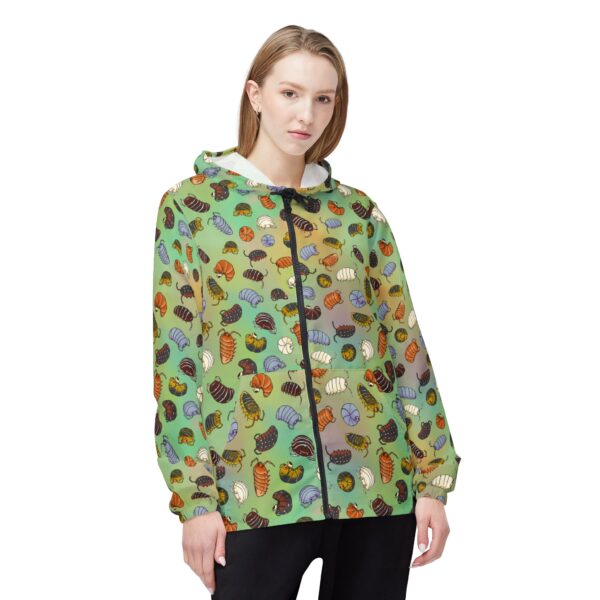 Isopods Windbreaker Jacket (Green) - Image 3