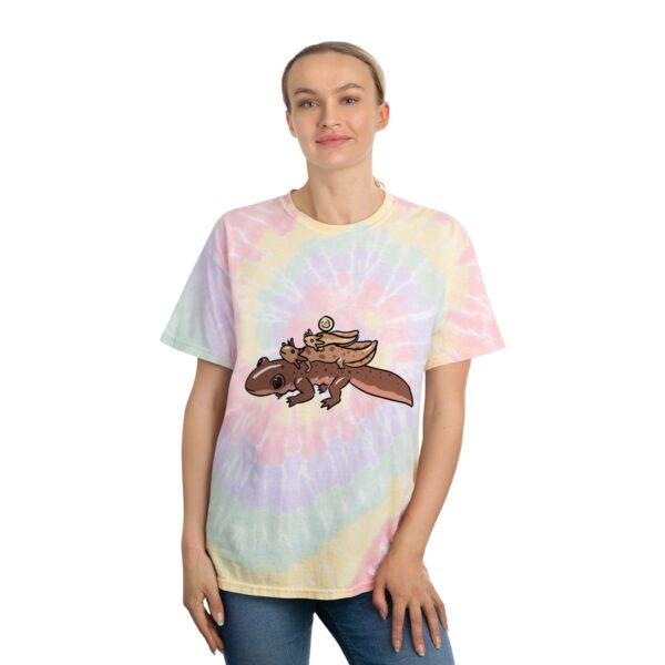 Salamander Life Cycle Tie-Dye Tee (Brown) - Image 4