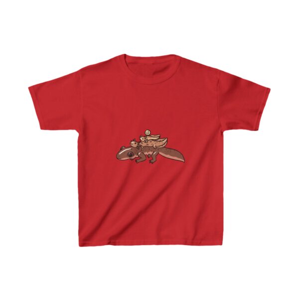 Salamander Life Cycle Kids Heavy Cotton™ Tee (Brown) - Image 9