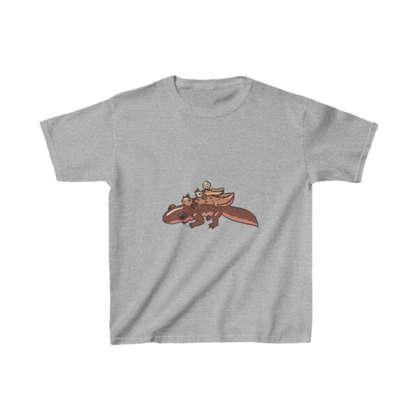 Salamander Life Cycle Kids Heavy Cotton™ Tee (Brown) - Image 23