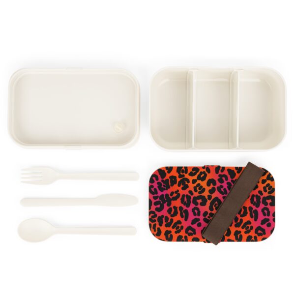 Neon Leopard Bento Lunch Box - Image 3