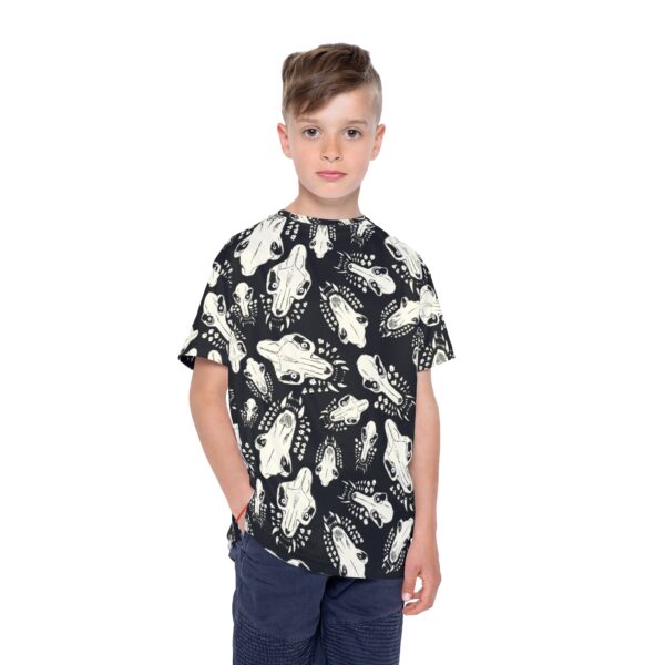 Bite Pattern Kids Sports Jersey - Image 4