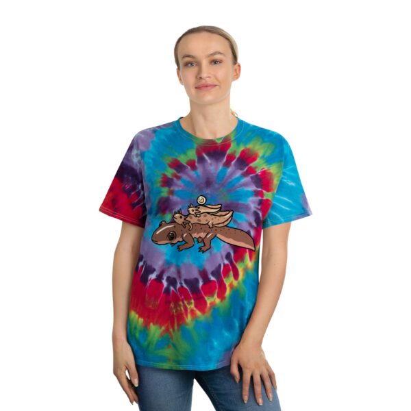 Salamander Life Cycle Tie-Dye Tee (Brown) - Image 8