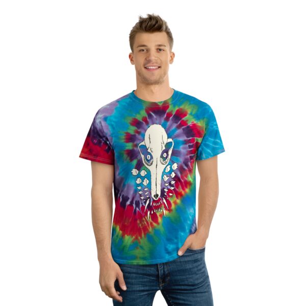 Bite Pattern Tie-Dye Tee (Fox) - Image 7