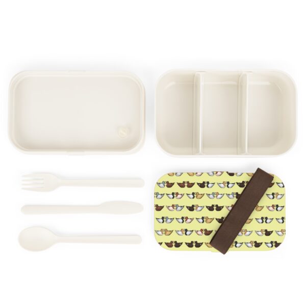 Love Doves Bento Lunch Box (Yellow) - Image 3