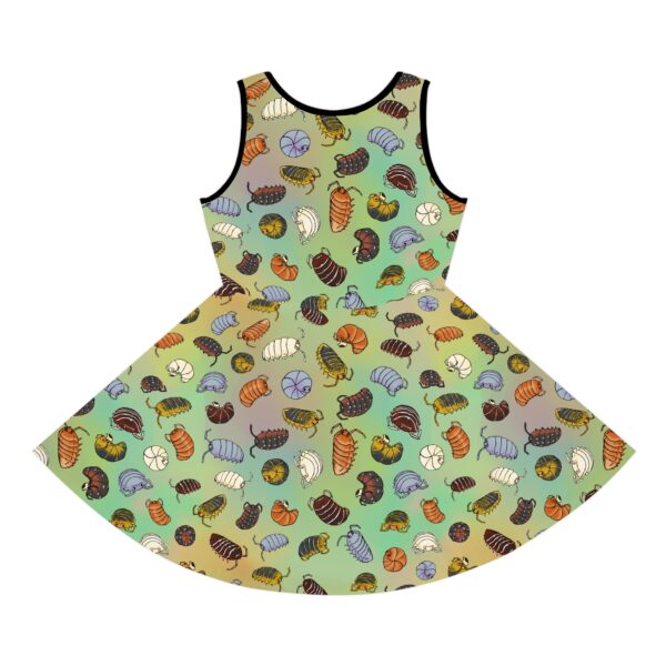 Isopods Girls' Sleeveless Sundress (Green) - Image 2