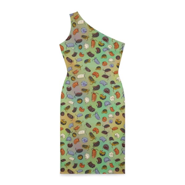 Isopods Shoulder Dress (Green) - Image 3