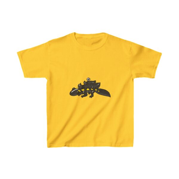 Salamander Life Cycle Kids Heavy Cotton™ Tee (Black) - Image 27