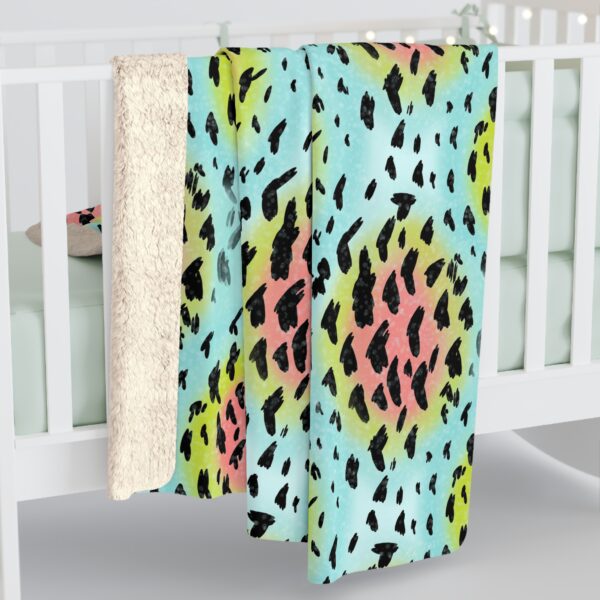 Trout Skin Sherpa Fleece Blanket (Rainbow) - Image 8