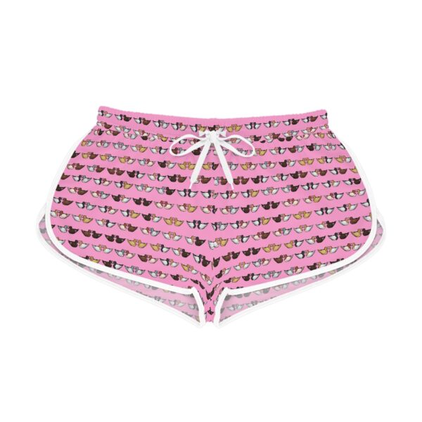 Love Doves Women's Relaxed Shorts (Pink)