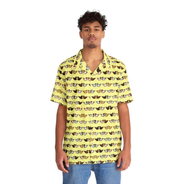 Love Doves Hawaiian Shirt (Yellow) - Image 3