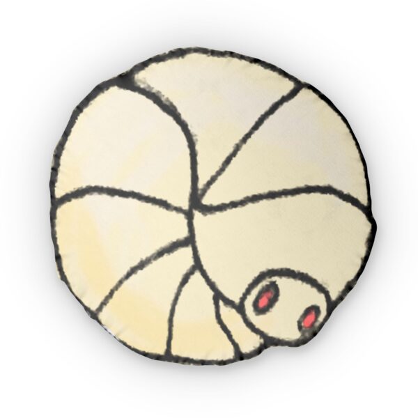 Rolled Isopod Custom Shaped Pillow (Albino) - Image 2