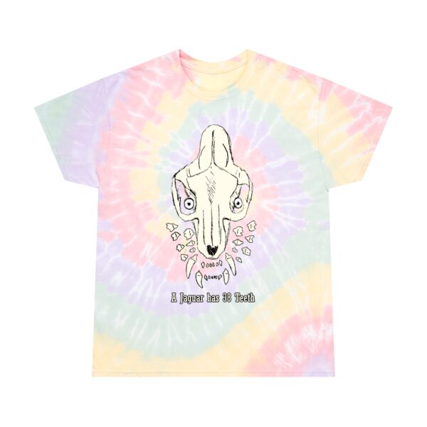 Bite Pattern Tie-Dye Tee (Jaguar+Text)