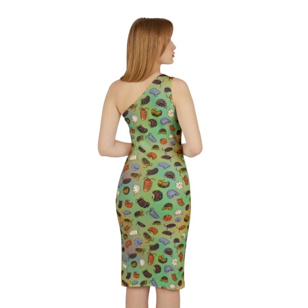 Isopods Shoulder Dress (Green) - Image 4