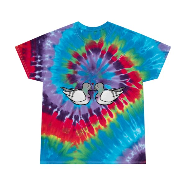 Love Doves Tie-Dye Tee (Bordeaux) - Image 5