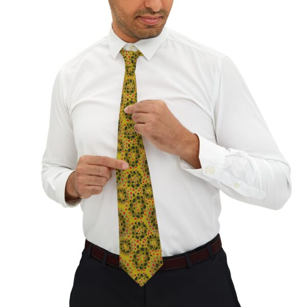 Trout Skin Necktie (Brown) - Image 4