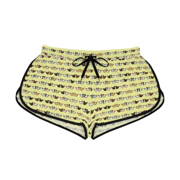 Love Doves Women's Relaxed Shorts (Yellow) - Image 5