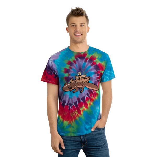 Salamander Life Cycle Tie-Dye Tee (Brown) - Image 7