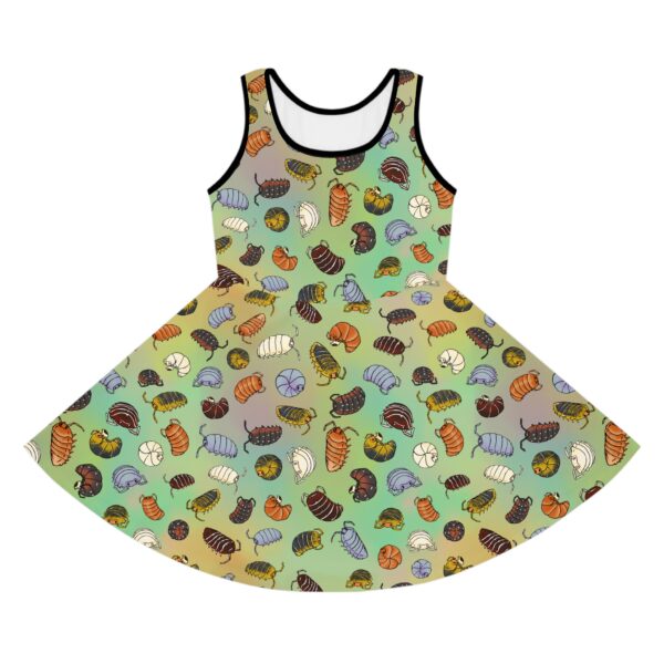 Isopods Girls' Sleeveless Sundress (Green)