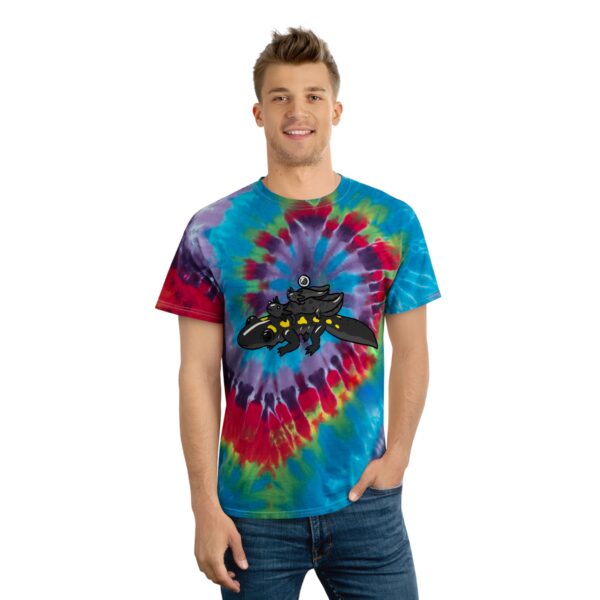 Salamander Life Cycle Tie-Dye Tee (Black) - Image 3