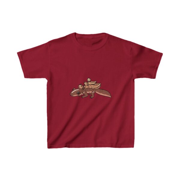 Salamander Life Cycle Kids Heavy Cotton™ Tee (Brown) - Image 39