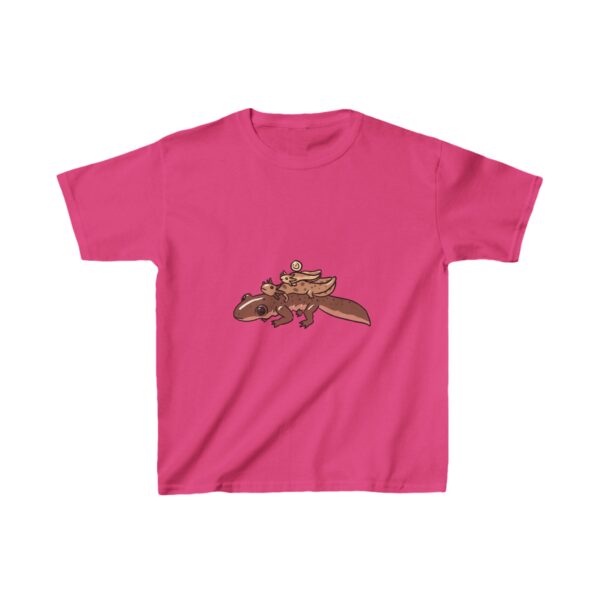 Salamander Life Cycle Kids Heavy Cotton™ Tee (Brown)