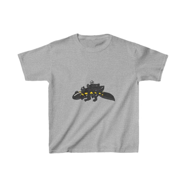 Salamander Life Cycle Kids Heavy Cotton™ Tee (Black) - Image 21