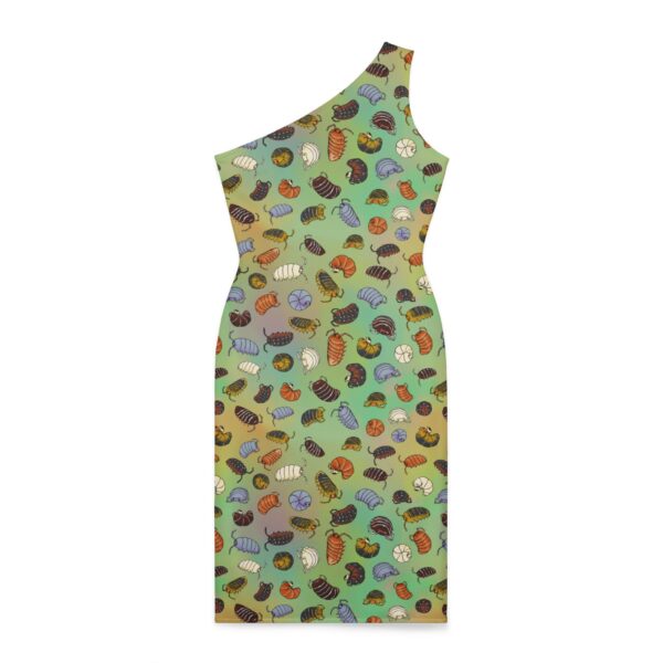 Isopods Shoulder Dress (Green) - Image 2