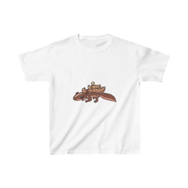 Salamander Life Cycle Kids Heavy Cotton™ Tee (Brown) - Image 5