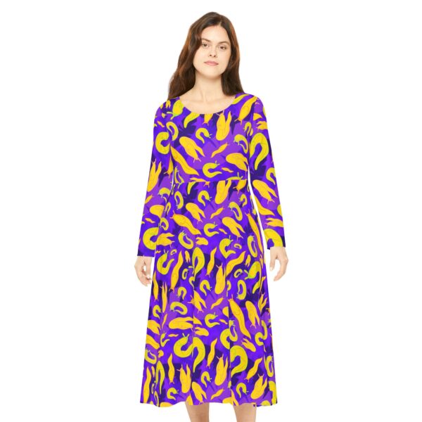 Banana Slug Long Sleeve Dress - Image 3