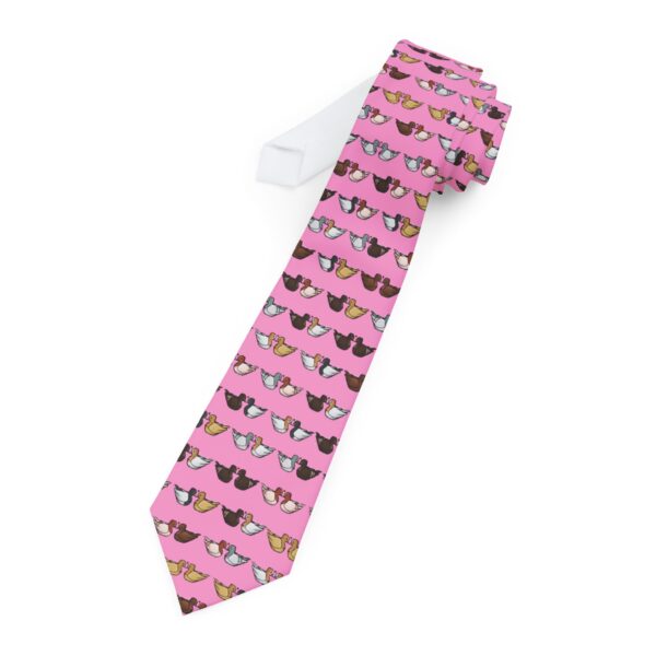 Love Doves Necktie (Pink) - Image 2