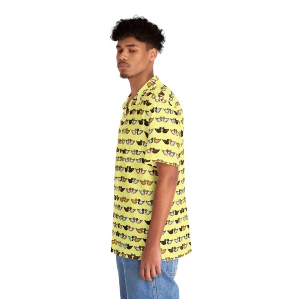 Love Doves Hawaiian Shirt (Yellow) - Image 6