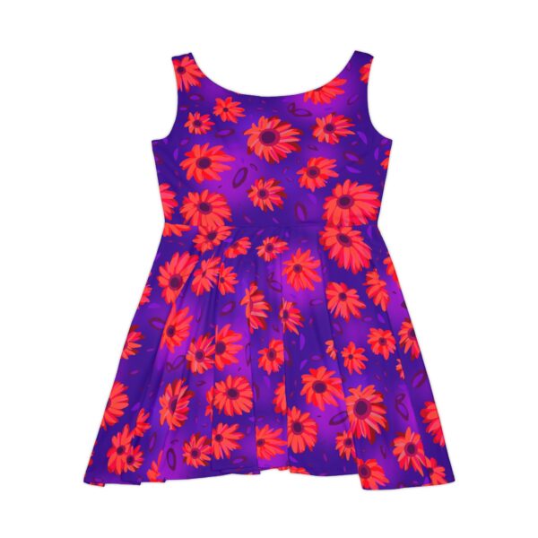 Black Light Sunflowers Dress - Image 2