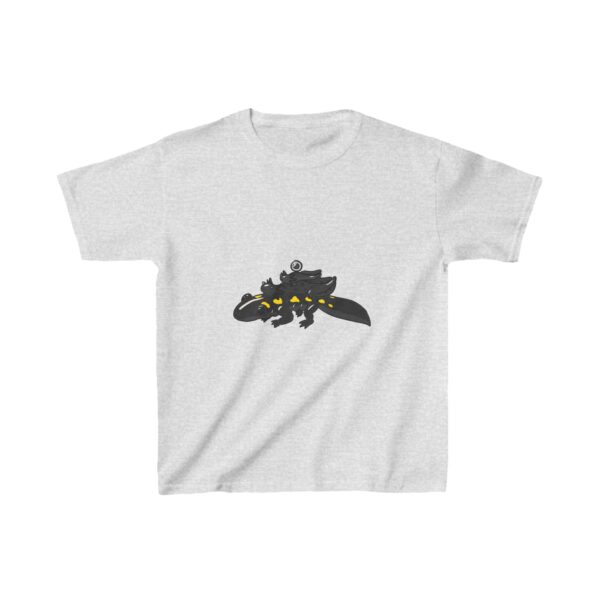 Salamander Life Cycle Kids Heavy Cotton™ Tee (Black) - Image 9