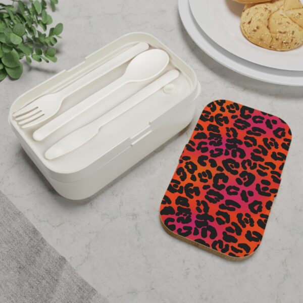 Neon Leopard Bento Lunch Box - Image 4