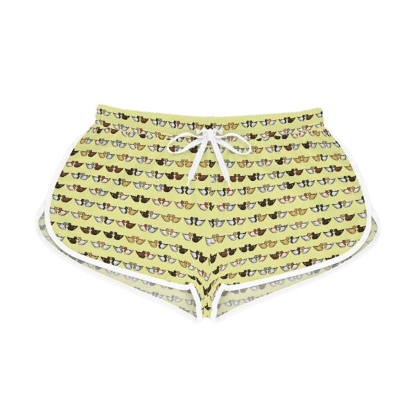 Love Doves Women's Relaxed Shorts (Yellow)