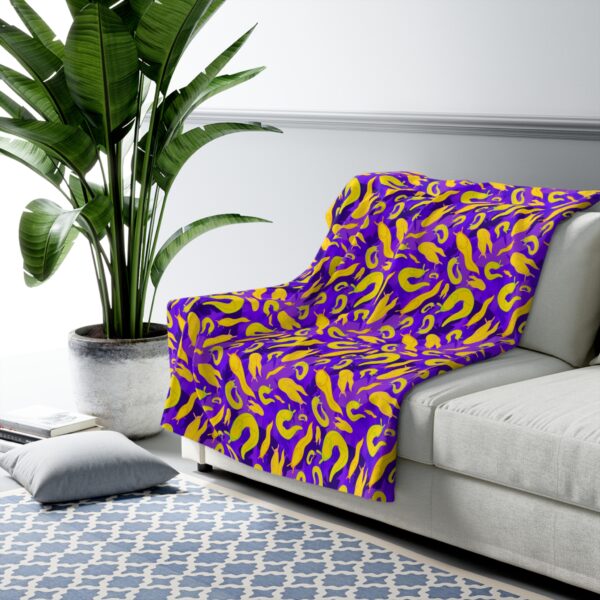 Banana Slugs Sherpa Fleece Blanket