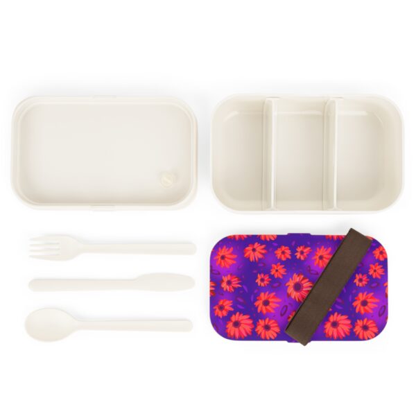 Blacklight Sunflowers Bento Lunch Box - Image 3