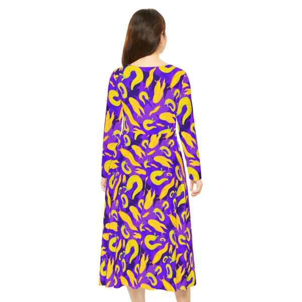 Banana Slug Long Sleeve Dress - Image 4