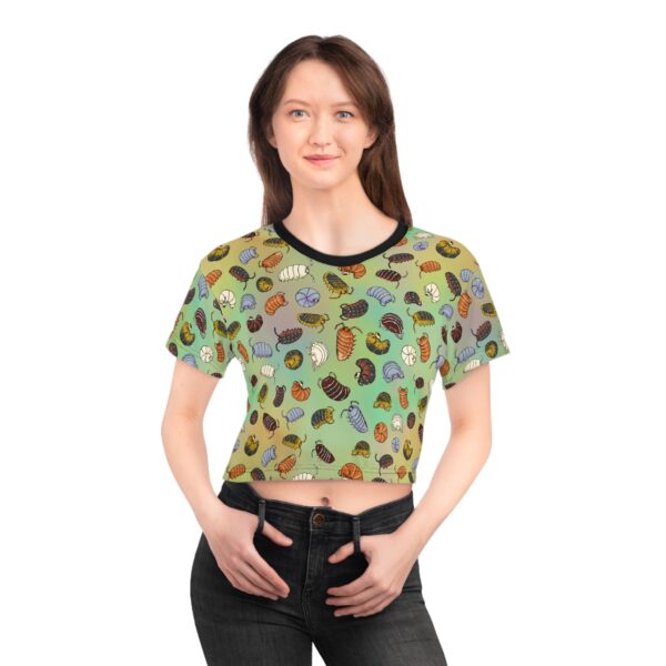 Isopods Crop Top (Green) - Image 7